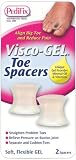 Pedifix Visco-Gel Toe Spacers, 2-Count, Small (Pack Of 2)