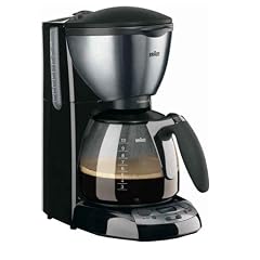 Braun KF590 Purearoma Kaffeeautomat mit Timer klavierschwarz/metallic
