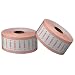 PM Company SecurIT $10 Quarter Automatic Coin Wrap Rolls, White/Orange, 1900 Wrappers per Roll, 8 Rolls per Carton (51925)