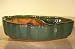 Bonsai Boy's Ceramic Bonsai Pot - Land Water with Scalloped Edges 12 0 x 9 5 x 3 0