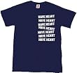 HAVE HEART - Seal - Navy Blue T-shirt