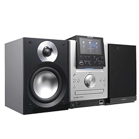Sony - NAS-50HDE MP3/USB Micro HiFi System with 80 GB hard drive