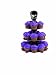 Wilton 1512-135 Halloween Skull Cupcake Stand, 1 Count