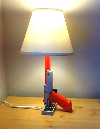 NES Nintendo Orange Zapper Desk Lamp Light Sculpture with Lamp Shade