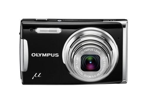 Childrens Toyshop  Electronics : Olympus Mju 1060 Digital Camera - Midnight Black (10MP, 7x Optical Zoom) 3.0" LCD