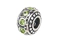 Zable(tm) Sterling Silver Crystal Birthstone August Bead / Charm