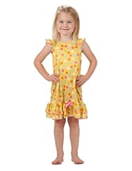 Apparel: Laura Dare Baby Girls Sprinkles Flutter Sleeve Nightgown, 18m