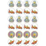 Fifi & the Flowertots style 24 Edible Wafer Paper Fairy/Cup Cake Toppers on an A4 sheet - Birthday Cake and Party Idea