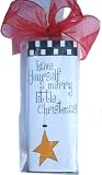 Holiday Chocolate Candy Bars- Have Yourself a Merry Christmas (5 Bars)