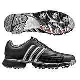 Adidas 2009 Mens Powerband 2.0 Golf Shoe - Black Black Metallic Silver - 737855 by adidas