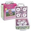 Porcelain Tea Set in Picnic Basket-17 Piece
