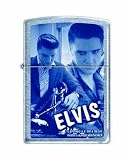 Zippo Limited Edition Elvis Lighter Alfred Werthheimer Designed Street Chrome Finish Blue Shades