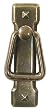 Top Knobs-Tuscany Collection M239 Mission Ring Handle w/Backplate in German Bronze