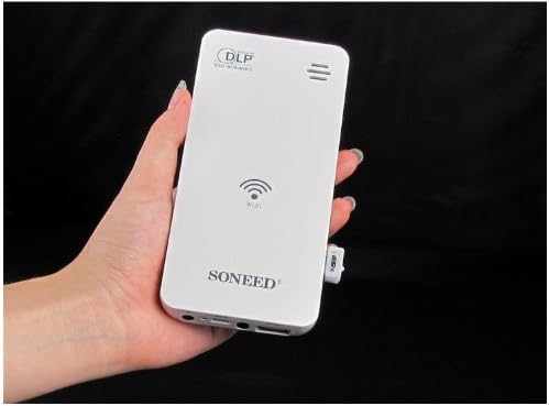 DLP Wifi Projector for Iphone/ipad/android Smartphone,50 Ansi Lumens,2200mah Battery,power Bank Pack,mobile Projector;ppt,word,excel,pdf for Perfect Commercial Presentations