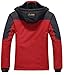 Wantdo Men's Waterproof Mountain Jacket Fleece Windproof Ski Jacket(US XL)