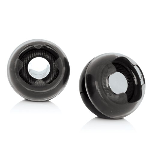 Coby Portable Mini Stereo Speaker System for MP3 Players ( Black)