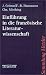Bücher : Einführung in die französische Literaturwissenschaft