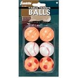 Franklin Sports-Themed Table Tennis Balls - 6 Pack