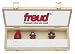 Freud 97-604 3-Piece Cabinet Bit Set