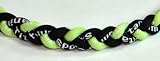 20 Black/Green Titanium Sport Tornado Baseball/Softball Necklace