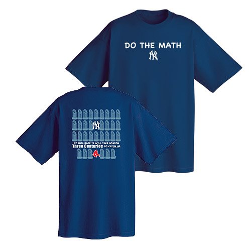 New York Yankees Do the Math Rivalry T-Shirt by Lee Sport