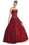 Ball Gown Formal Prom Strapless Wedding Dress #2665