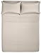 Amazon Basics Lightweight 200 Thread Count Sheet Set - Queen, Graphite