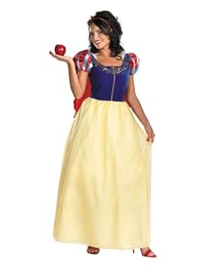 Adult-Costume Snow White Deluxe Adult Costume 22-24 Plus Halloween Costume