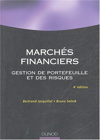 March�s financiers : Gestion de portefeuille et des risques