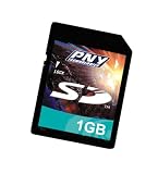 PNY Secure Digital (SD) Card 1GB Speicherkarte (original Handelsverpackung)