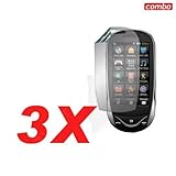 3-Pack Samsung Sunburst A697 Combo LCD Screen Protector for Samsung Sunburs ....