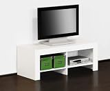 Produkt-Bild: 8046 - TV-Teil Fernseh-Tisch Lowboard, in wei&szlig;