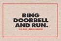 Ring Doorbell and Run Pet Doormat|M124