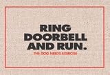 Ring Doorbell and Run Pet Doormat|M124