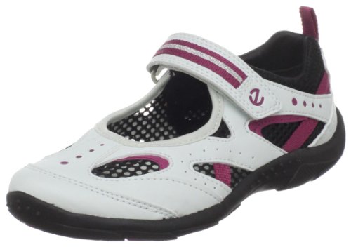 ECCO Lagoon Biscayne Mary Jane (Toddler/Little Kid/Big Kid),Shadow White/Black,27 EU (10-10.5 M US Toddler)