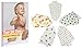 Baby Bandana Drool Bibs - Absorbent Cotton for Boys & Girls - Unisex Gift 5 Pack