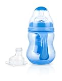 UPC 048526011070 product image for Nuby 3-Stage Wide Neck No Spill Bottle with Handles And Non-Drip Juice Spout, 3  | upcitemdb.com