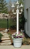 Cambridge Plug-In Outdoor Post Lantern Lamp Finish: White