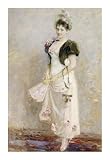 Portrait of Emma Thomsen by Peter severin Kroyer 27.50X40.00. Art Poster Print