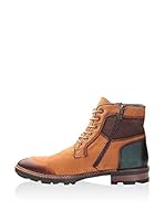 Deep Corner Botas de cordones (Tabaco / Verde)