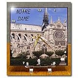 Notre Dame - 6x6 Desk Clock