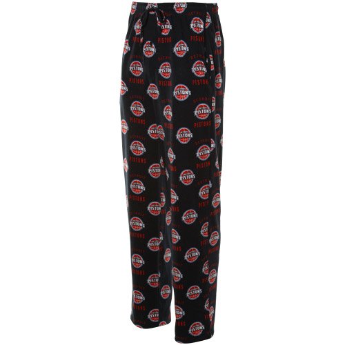 Detroit Pistons Navy Blue Maverick Pajama Pants (Medium)