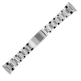 Watch Band Oyster Style Link Metal Stainless Steel 18mm Tech Swiss