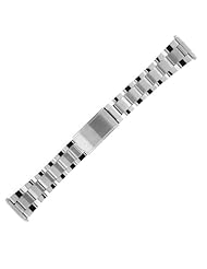 Watch Band Oyster Style Link Metal Stainless Steel Spring-End 18-22mm Tech Swiss