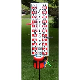 ScoreTower - Scoreboard & Drinkholder for Bocce Ball by 