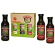 Big Acres Hot & Spicy Barbeque Sauce and Teriyaki Marinade Gift Pack, Set of 3