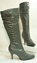 Langschaft Stiefel grau