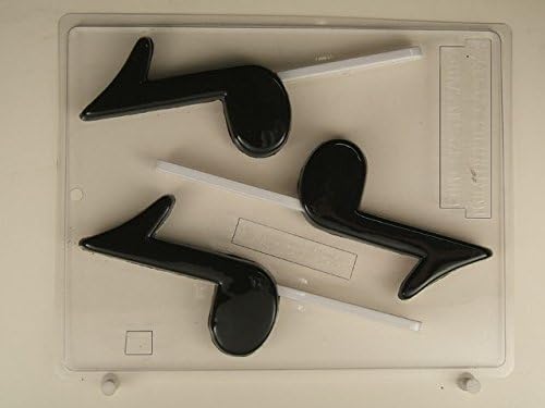 Musical Notes, Medium Size Lollipop Candy Mold AO188