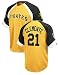 Majestic Roberto Clemente Pittsburgh Pirates Cooperstown Embroidered Wheelhouse Jersey (L=44)