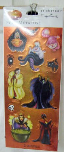 Disney Villains Halloween Foil Stickers